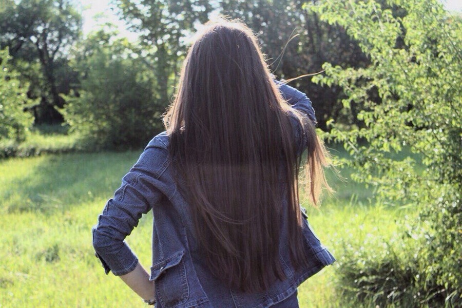 Фото Девушки С Длинными Волосами Без Лица