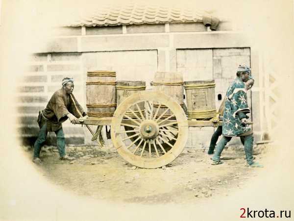 Старые цветные фотографии старой Японии. Удивительная и немного страшная страна(50 фото.)